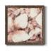 Red Barrel Studio® Custom Ocean Cameo II-Premium Framed Canvas - Ready To Hang Canvas, Solid Wood in Brown/Indigo/Pink | 35.5 H x 35.5 W in | Wayfair