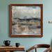 Everly Quinn Golden Light On The Horizon II-Premium Framed Canvas - Ready To Hang Canvas in Black/Blue/Green | 17 H x 17 W x 1.5 D in | Wayfair