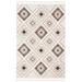 White 36 x 1 in Indoor Area Rug - Loon Peak® Imraan Geometric Ivory/Brown Area Rug Polypropylene | 36 W x 1 D in | Wayfair