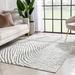 White 63 x 0.35 in Area Rug - Well Woven Anatolia Geometric Ivory Area Rug Polyester | 63 W x 0.35 D in | Wayfair ANT-22-5
