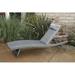Red Barrel Studio® Senna Boardwalk 78.9" Long Reclining Single Chaise w/ Cushions Wicker/Rattan in Gray | 38.4 H x 25.2 W x 78.9 D in | Outdoor Furniture | Wayfair