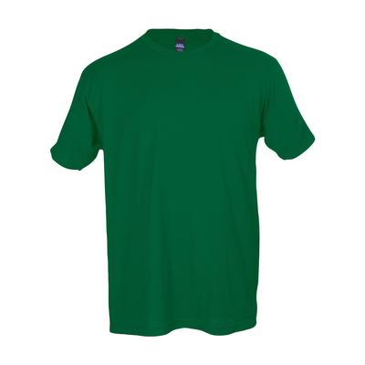 Tultex T202 Fine Jersey T-Shirt in Kelly size Medium | Cotton 202
