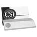 Silver USC Trojans Logo Business Card Holder