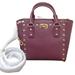 Michael Kors Bags | Michael Kors Sandrine Stud Small Crossbody Leather Handbag Tote Satchel | Color: Red | Size: Os
