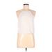 Brandy Melville Sleeveless Blouse: White Tops