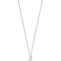 Emporio Armani Necklace for Women Sentimental, Total length：450+70mm adjustable chain Size pendant: 17x15mm Rose Gold Stainless Steel Necklace, EGS2862221