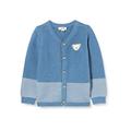 Steiff Unisex_Baby Strickjacke GOTS Cardigan Sweater, Coronet Blue, 6-9 Months