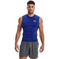 Under Armour Men's Armour HeatGear Compression Sleeveless T-Shirt , Royal Blue (400)/White , Medium