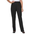 Plus Size Women's Elastic-Waist Soft Knit Pant by Woman Within in Black (Size 44 W)