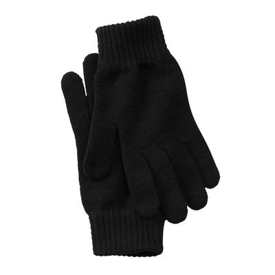 Men's Big & Tall Extra Large Knit Gloves by KingSize in Black