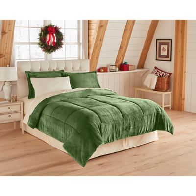 BH Studio Microfleece Comforter by BH Studio in Alpine Green (Size KING)