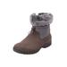 Extra Wide Width Women's The Emeline Weather Boot by Comfortview in Grey (Size 9 WW)