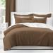 The Tailor's Bed Elbasan Rectangular Duvet Cover Polyester/Polyfill/Microfiber in Brown | Super King Coverlet + 2 Standard Shams | Wayfair