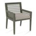 Braxton Culler Pine Isle Arm Chair Upholstered/Wicker/Rattan/Fabric in Gray/White/Brown | 36 H x 23 W x 24 D in | Wayfair