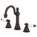 dCOR design Vintage Classic Widespread Bathroom Faucet w/ Drain Assembly in Brown | Wayfair DCRN4828 43068911