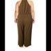 Ralph Lauren Pants & Jumpsuits | Lauren Ralph Lauren Womens Kerraz Halter Wide Leg Jumpsuit | Color: Green | Size: M