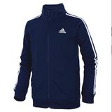 Adidas Shirts & Tops | Adidas Boys’ Size 8 Zip Front Iconic Tricot Jacket | Color: Blue/White | Size: 8b