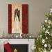 The Holiday Aisle® Red Angel I Premium Gallery Wrapped Canvas - Ready To Hang Red Angel I Metal in Green/Red/White | 48 H x 32 W x 1 D in | Wayfair