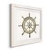 Wexford Home At The Helm II-Premium Framed Print - Ready To Hang Canvas, Solid Wood in Black/Blue/Green | 31.5 H x 31.5 W in | Wayfair