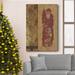 The Holiday Aisle® Vinatage Santa II Premium Gallery Wrapped Canvas - Ready To Hang Vinatage Santa II Canvas, in Green/Red/White | Wayfair