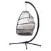 Outdoor Patio Wicker folding Hanging Chair