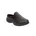 Women's The Glitter Traveltime Slip On Mule by Easy Spirit in Black (Size 12 M)