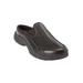 Extra Wide Width Women's The Traveltime Slip On Mule by Easy Spirit in Black (Size 9 WW)