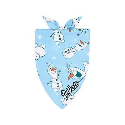 Disney Frozen's Olaf & Snow Personalized Dog & Cat Bandana, Medium