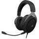 Corsair HS60 HAPTIC Stereo Gaming-Headset mit Haptischem Bass (Haptischem Bass durch Taction Technology, Ohrmuscheln aus Memory-Schaumstoff, Abgestimmten 50-mm-Neodym-Lautsprechertreiber) Carbon