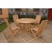 Butterfly Comfort 5-Piece Dining Table Set - Anderson Teak Set-34