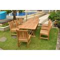 Bahama Sahara 9-Piece 8' Rectangular Dining Set - Anderson Teak Set-81