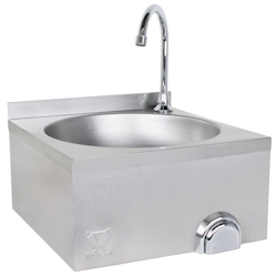 Beeketal Gastro Handwaschbecken Waschbecken mit Kniebetätigung HWB-III