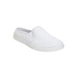 Plus Size Women's The Camellia Slip On Sneaker Mule by Comfortview in White (Size 12 WW)