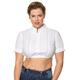 Ulla Popken Women's Plus Size Pintuck Lace Short Dirndl Shirt White 28 724297 20-54