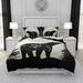 Loon Peak® Earlimart Black, White Microfiber 3 Piece Duvet Cover Set Microfiber in Black/White | King Duvet Cover + 2 Standard Shams | Wayfair