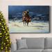 The Holiday Aisle® Bringing Christmas Home Premium Gallery Wrapped Canvas - Ready To Hang Canvas, Solid Wood in White | 36 H x 24 W x 1 D in | Wayfair