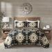 Woolrich Sierra Oversized Print Plush Quilt Set Polyester/Polyfill/Microfiber in Black | Queen Coverlet + 2 Shams | Wayfair WR13-3324