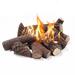 Loon Peak® Kerrtown Ceramic Decorative Logs Ceramic | 4 H x 10 W x 4 D in | Wayfair 52F2B505CC384531A56124C1E8E57BE1