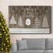 The Twillery Co.® ed White Christmas Collection A Premium Gallery Wrapped Canvas - Ready To Hang Canvas in Brown/Green/White | Wayfair