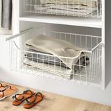 Dotted Line™ Grid 24"W Pull-Out Basket Wire/Metal in White | 8 H x 24 W x 14 D in | Wayfair 641D19271B454B17B97C0F096B01E349