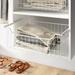 Dotted Line™ Grid 24"W Pull-Out Basket Wire/Metal in White | 8 H x 24 W x 14 D in | Wayfair 641D19271B454B17B97C0F096B01E349