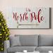 The Holiday Aisle® North Pole Premium Gallery Wrapped Canvas - Ready To Hang Canvas, Solid Wood in White | 24 H x 12 W x 1 D in | Wayfair