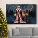 The Holiday Aisle® Celestial Christmas Collection A Premium Gallery Wrapped Canvas - Ready To Hang Canvas, in White | 36 H x 24 W x 1 D in | Wayfair