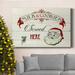 The Holiday Aisle® Milk & Cookies Premium Gallery Wrapped Canvas - Ready To Hang Metal in Blue/Green/Red | 60 H x 40 W x 1 D in | Wayfair