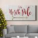 The Holiday Aisle® North Pole Premium Gallery Wrapped Canvas - Ready To Hang Canvas, Solid Wood in White | 16 H x 8 W x 1 D in | Wayfair
