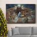 The Holiday Aisle® The Nativity Premium Gallery Wrapped Canvas - Ready To Hang Canvas, Solid Wood in Blue | 27 H x 18 W x 1 D in | Wayfair