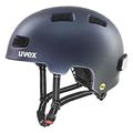 uvex city 4 MIPS - leichter City-Helm für Damen und Herren - MIPS-Sysytem - inkl. LED-Licht - deep space matt - 55-58 cm