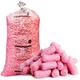 Pink Eco Flo Biodegradable Loose Fill Packing Peanuts Void Fill Gift Box Filler (30 Cubic - 2 Large Bags)