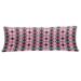 East Urban Home Ambesonne Abstract Fluffy Body Pillow Case Cover w/ Zipper, Argyle Motif w/ Diamonds & Lozenges Infinite Symmetric Stripes Image | Wayfair