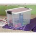 Sterilite 30 Qt 6-Pack & 18 Qt 6-Pack Clear Plastic Stackable Storage Bin w/Lid Plastic in Gray | 11.5 H x 12.2 W x 18.1 D in | Wayfair